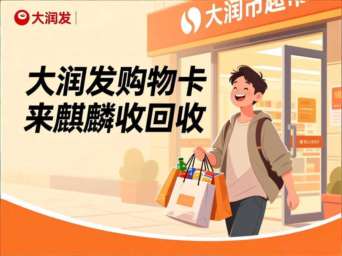 【麒麟收】2026 大润发购物卡快速回收攻略，高效处理闲置不踩坑