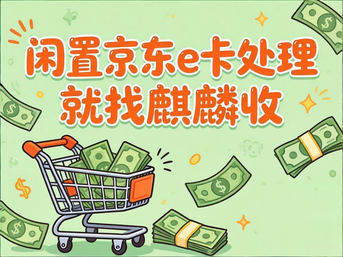【麒麟收】京东 E 卡回收：闲置卡券如何快速变现不浪费