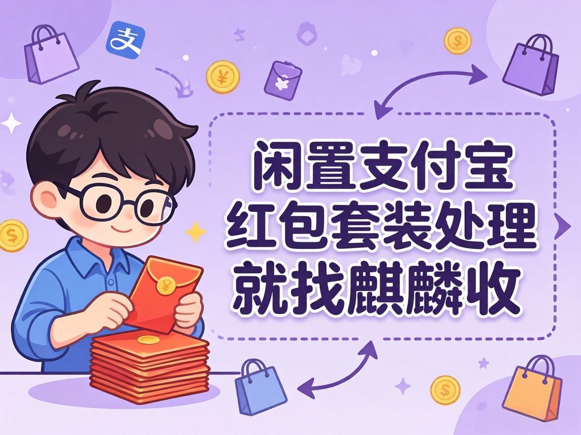【麒麟收】支付宝红包套装闲置不用怎么处理最划算