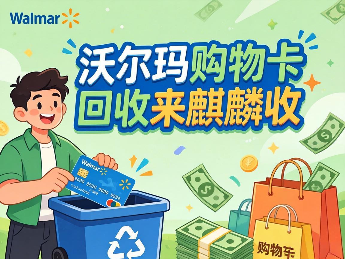 【麒麟收】沃尔玛购物卡回收：节日闲置卡券这样处理更省心