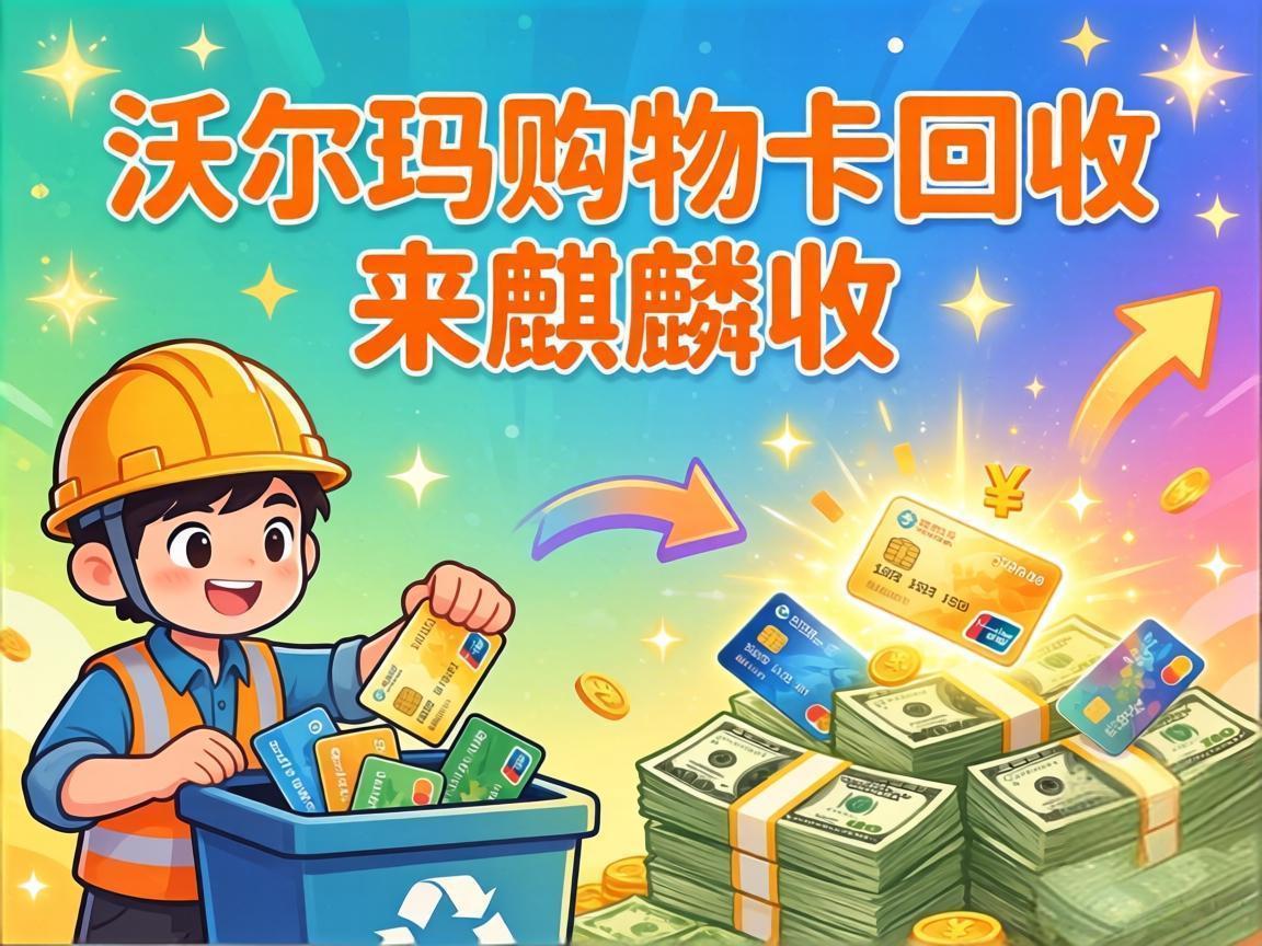 【麒麟收】沃尔玛购物卡回收：朋友赠送卡券轻松变现小技巧