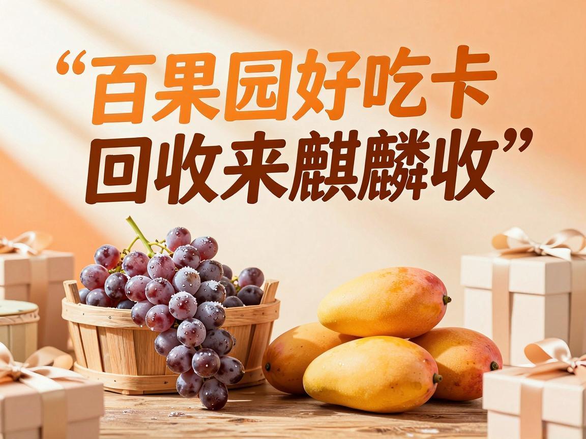 【麒麟收】百果园好吃卡回收变现指南 轻松盘活你的闲置资产