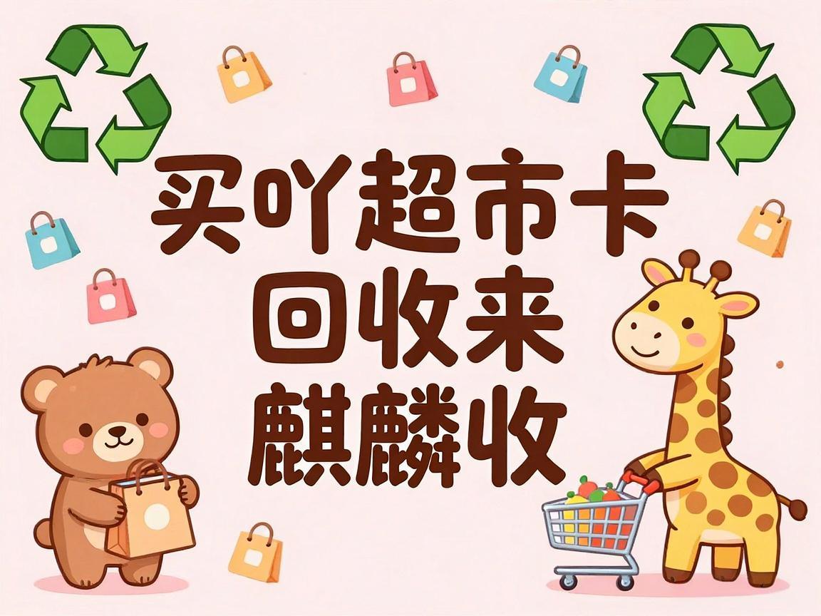 【麒麟收】买吖超市卡回收：数字化时代的卡券价值优化方案