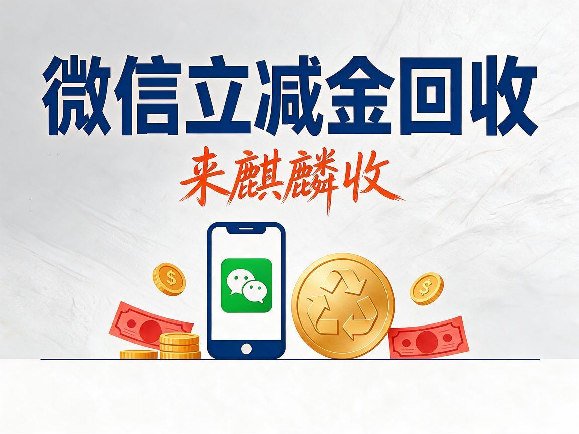 【麒麟收】微信立减金回收|电子权益变现实用指南
