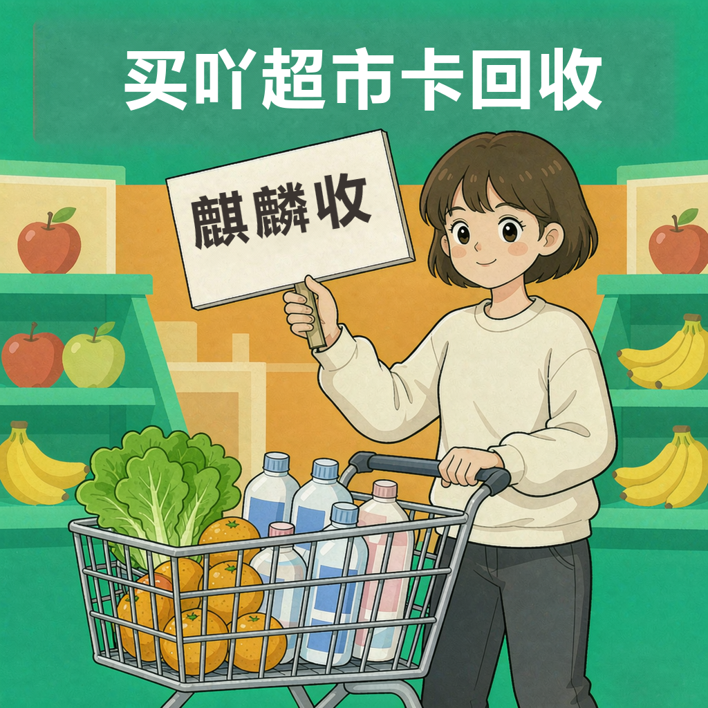 【麒麟收】2026年买吖超市卡回收实用指南：闲置超市卡变现流程与操作细节