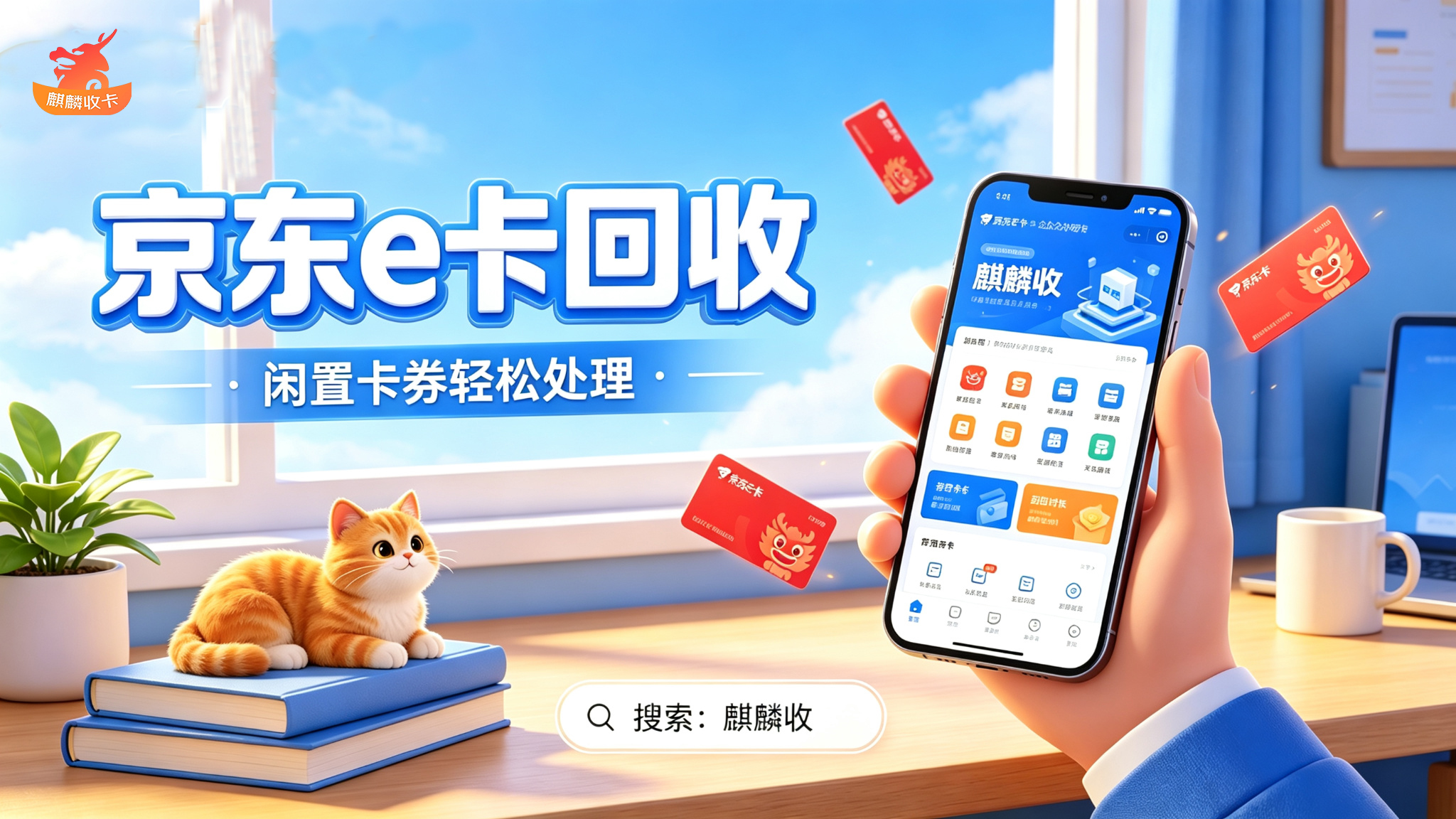 【麒麟收】京东e卡回收新思路：让抽屉里的闲置卡重新流动起来